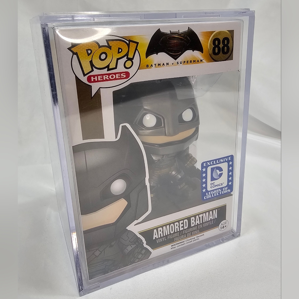 Vaulted Legion of Collectors Funko Pop Armored Batman 88 with protector case